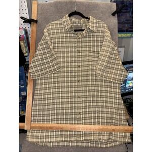 Pure Stuff Shirt Mens Size XXL Button Down Collar 100% Cotton Made In India